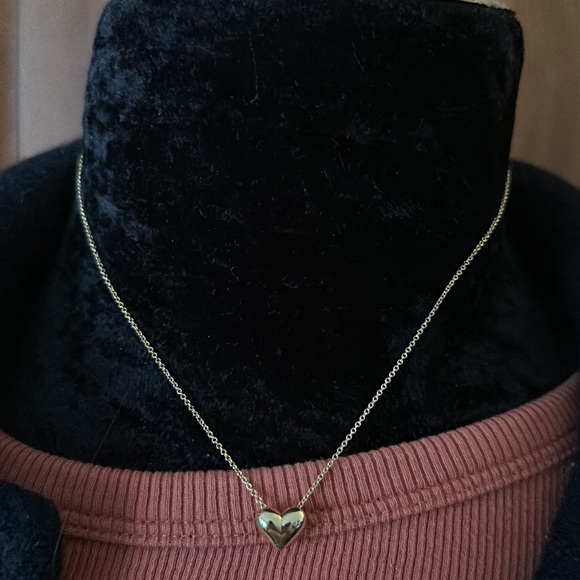 Sold❌💗K18⚜️Authentic Tiffany&Co Full Heart GoldK18 Necklace⚜️ - Picture 10 of 16